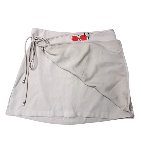 NWT CIDER knotted wrap mini skirt size Small - Picture 3 of 6